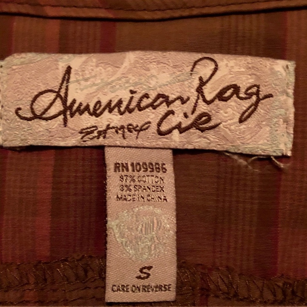 American Rag Plaid Vest - Picture 5 of 7